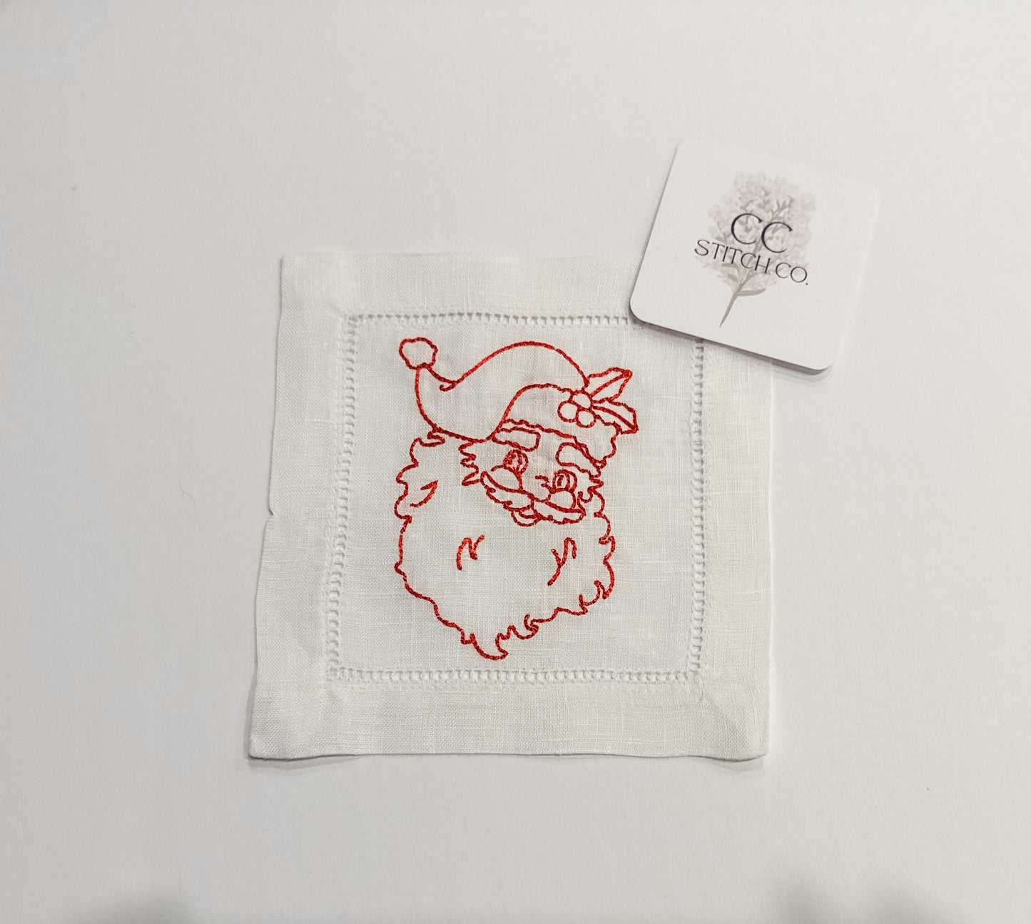 Vintage Santa Cocktail Napkins